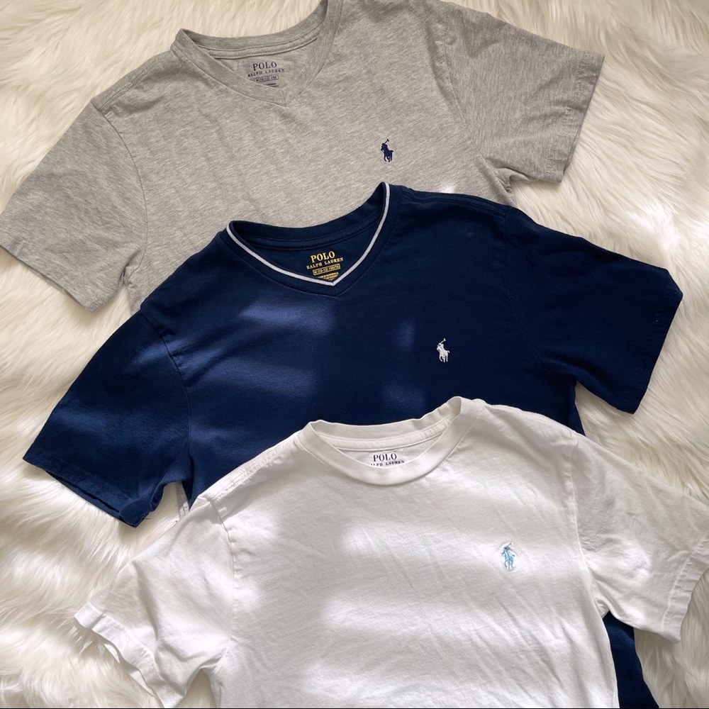 Polo Ralph Lauren Tee Shirt Lot Size M (10/12)